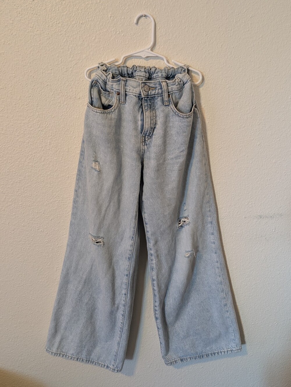 Girls Size 12 Wide Leg Baggy Jeans Old Navy